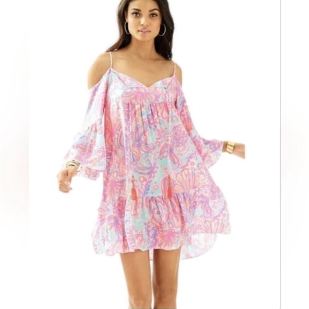 Lilly Pulitzer Alanna Dress in “too much bubble” print Size XS